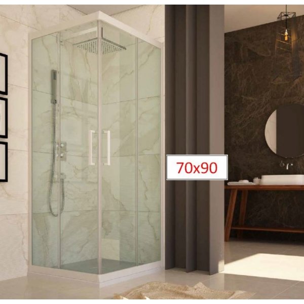 Evolution Forte box doccia angolo 70x90